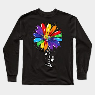 Love Is Love LGBT Gay Lesbian Pride Long Sleeve T-Shirt